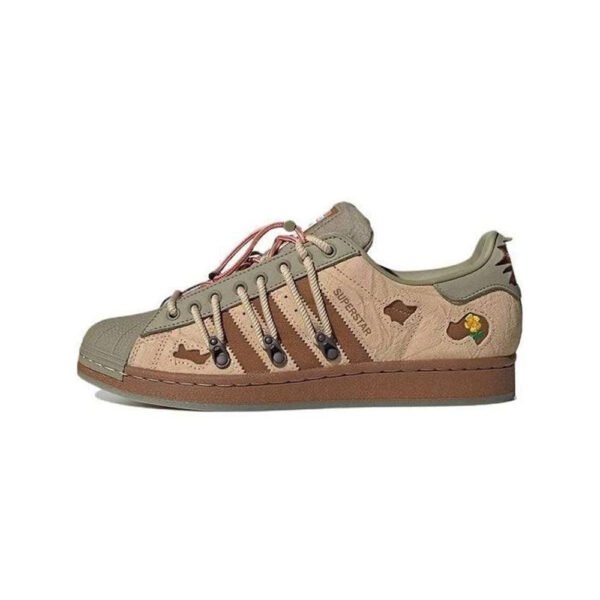 Adidas originals Superstar x melting sadness 'Green Brown'