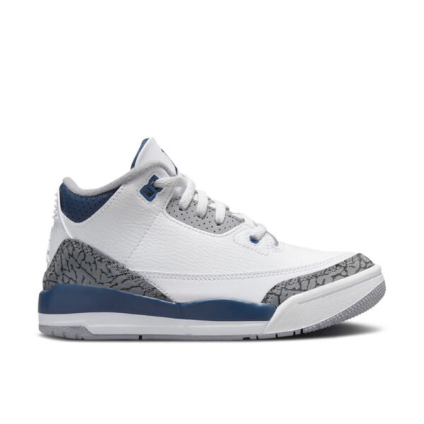 Jordan 3 White Midnight Navy