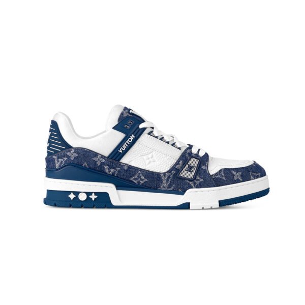 Louis Vuitton Denim LV Trainer 'Blue'