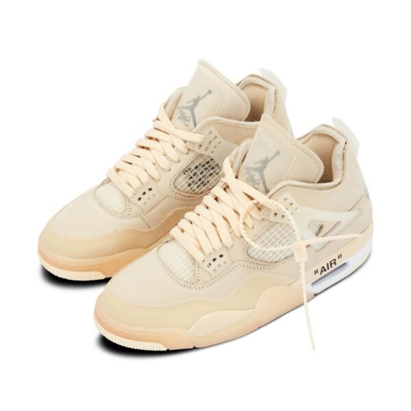 Nike Off-White Air Jordan 4 Sail - Image 3