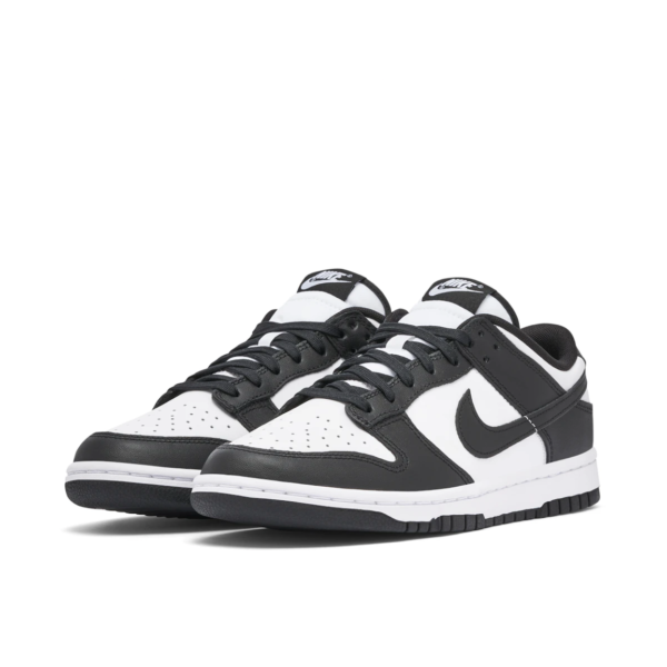 NIKE DUNK LOW RETRO WHITE BLACK - Image 2